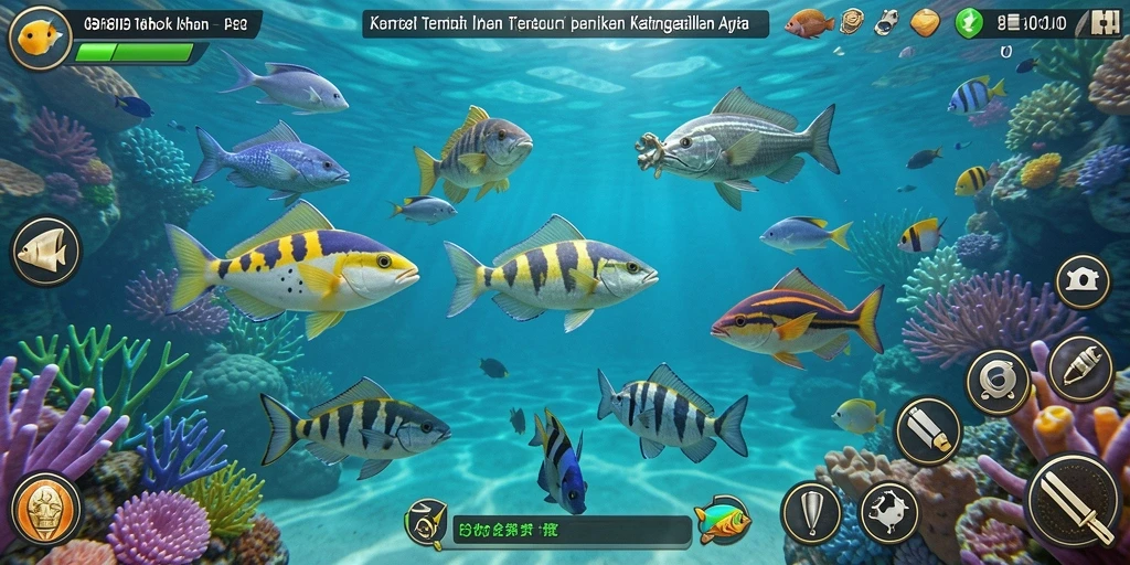 Tampilan gameplay seru dalam Tembak Ikan 88ID.