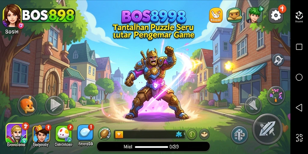 Tampilan gameplay BOS898 yang menarik dan penuh tantangan puzzle.