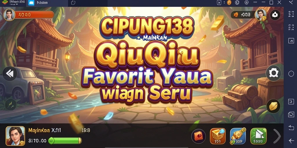 Tampilan gameplay seru dalam game QiuQiu CIPUNG138.