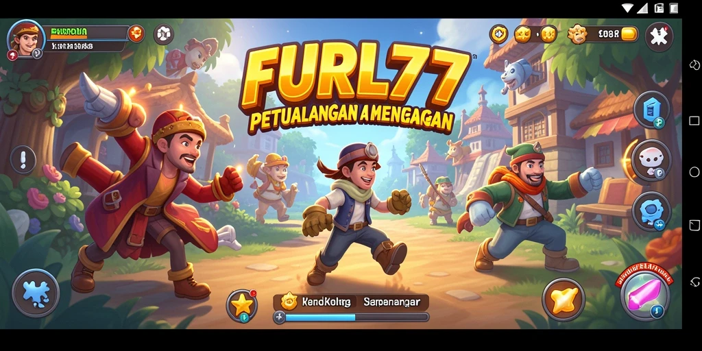 Tampilan gameplay seru dan dinamis dalam FURLA77.