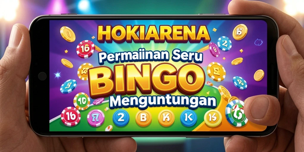 Tangkapan layar utama HOKIARENA menampilkan aksi seru permainan Bingo.