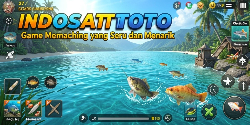 Tangkapan besar di INDOSATTOTO saat bermain fishing.