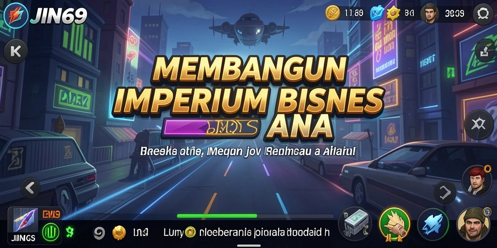 Tampilan menarik dari gameplay JIN69 yang penuh strategi Tycoon.
