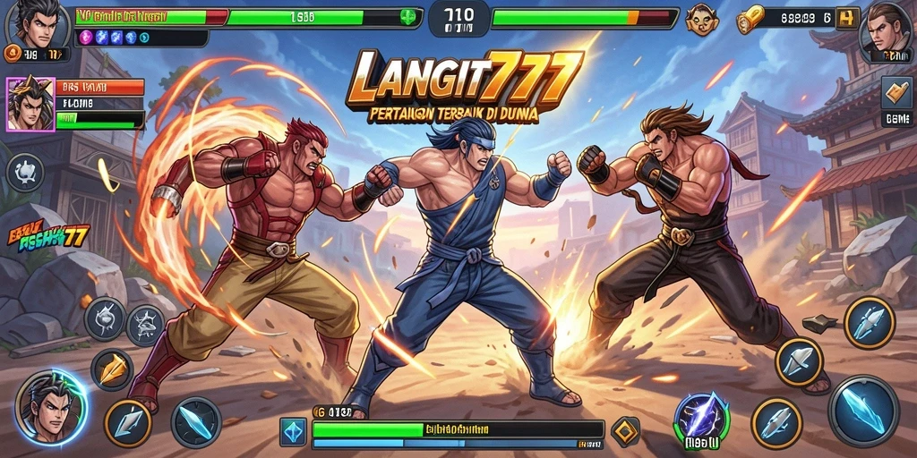 Tampilan screenshot LANGIT777 yang menunjukkan aksi pertarungan yang mendebarkan.
