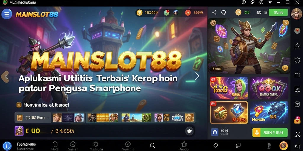 Tampilan antarmuka MAINSLOT88 yang sederhana dan user-friendly.