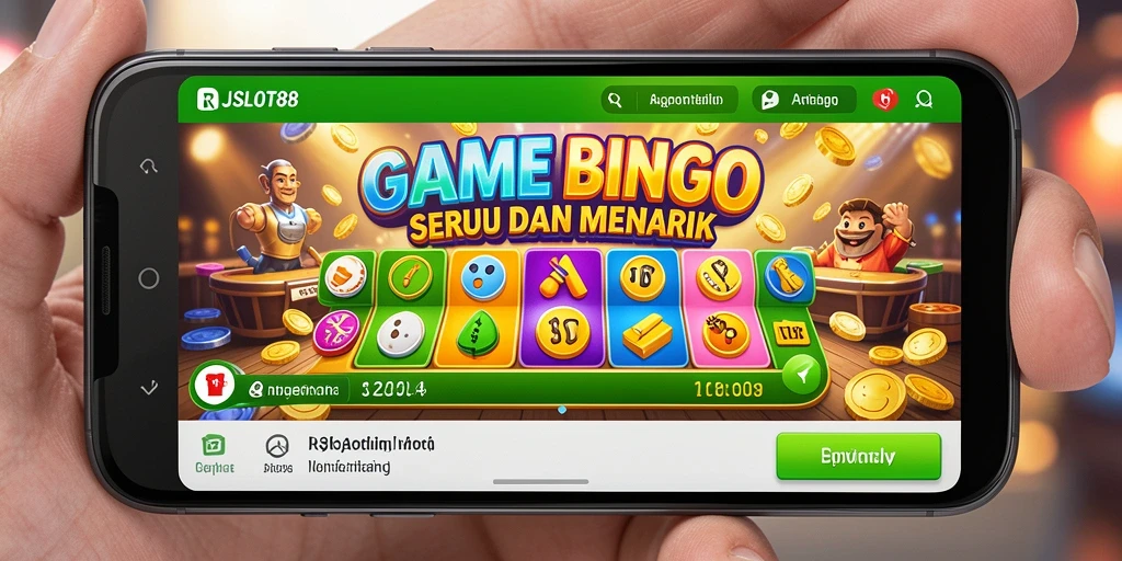 Tampilan menarik dalam gameplay Bingo RJSLOT88.