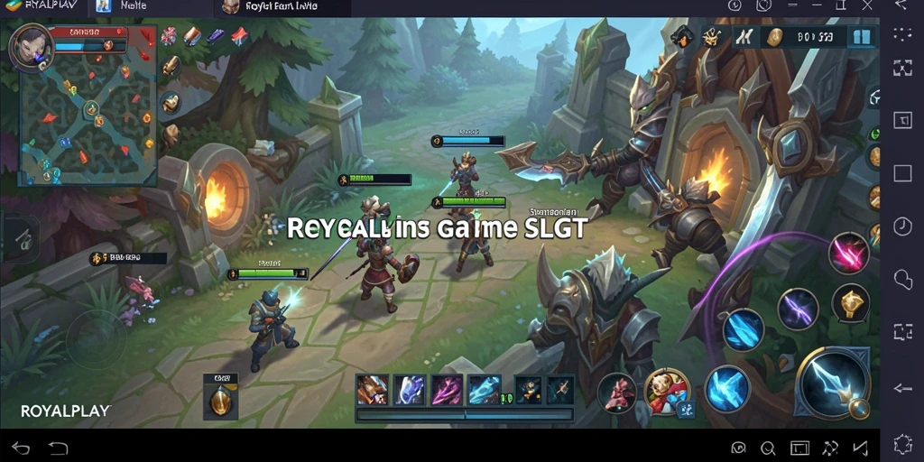 Tangkapan layar gameplay ROYALPLAY yang mendebarkan dalam membangun strategi.