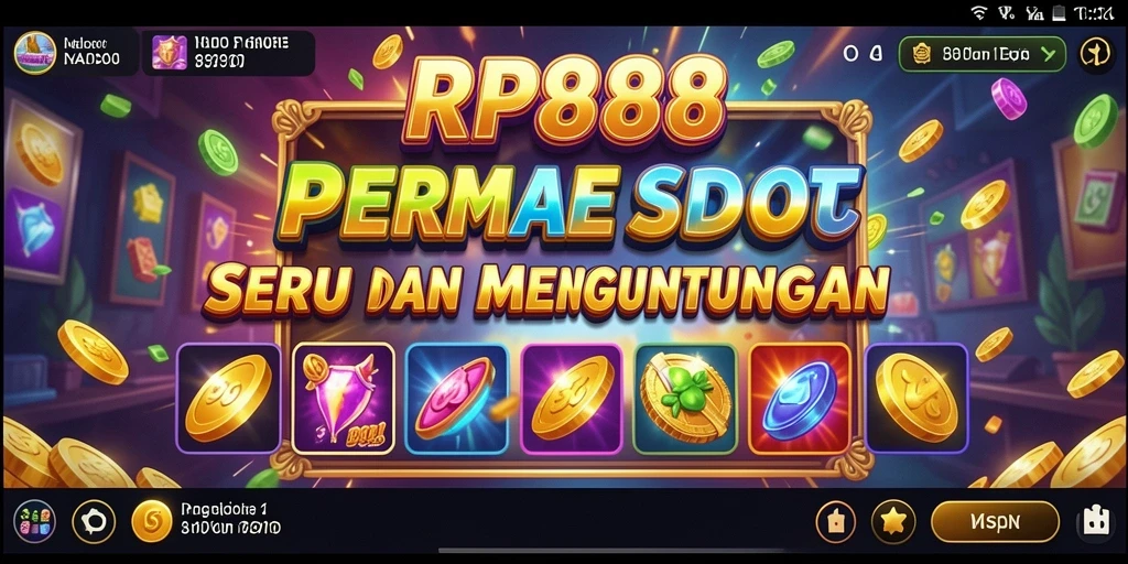Tampilan menarik dari gameplay Slot yang mengasyikkan di RP888.