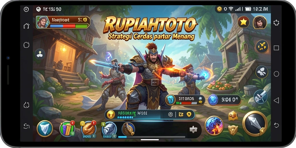 Tampilan permainan strategi yang menegangkan di RUPIAHTOTO.