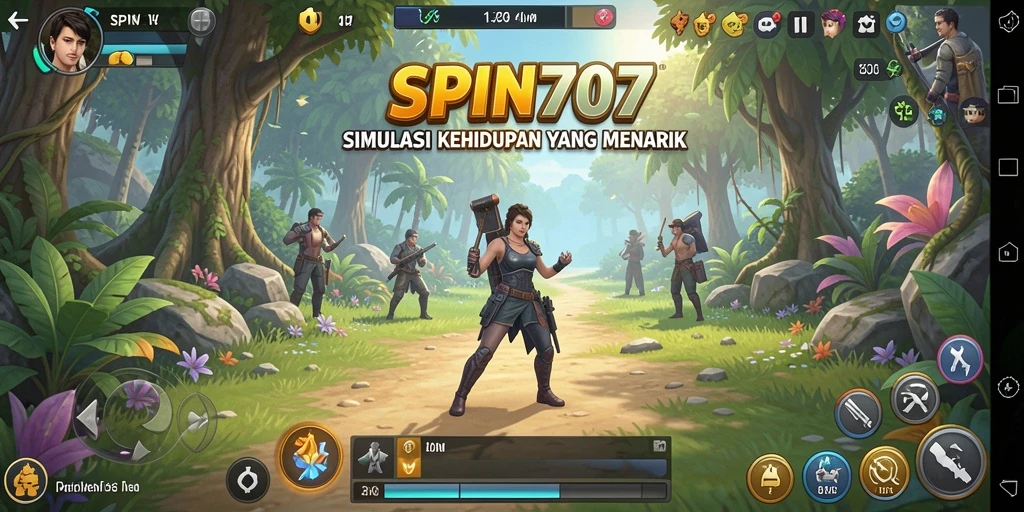 Screenshot gameplay SPIN707 yang mendebarkan dengan suasana simulasi.