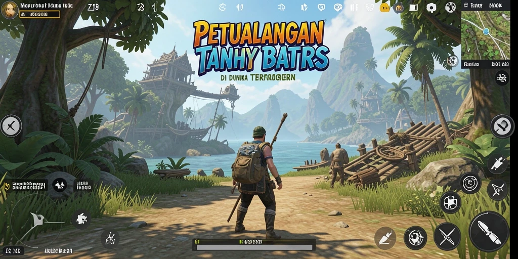 Screenshot gameplay Z18 menunjukkan petualangan seru di dunia terbuka.